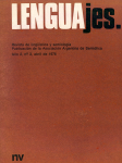 Lenguajes, a. 2, no. 3 - abr. 1976