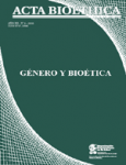 Acta bioethica, a. xii, no. 2 - 2006 - Género y bioética