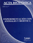 Acta bioethica, a. xiii, no. 1 - 2007 - Experimentación con animales y bioética