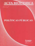 Acta bioethica, a. xi, no. 1 - 2005 - Políticas públicas