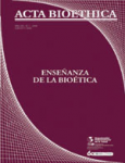 Acta bioethica, a. xiv, no. 1 - 2008 - Enseñanza de la bioética