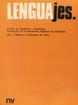 Lenguajes, a. 1, no. 2 - dic. 1974