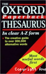 The Oxford paperback thesaurus