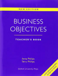 Business Objectives. Teacher's Book