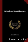 St. Basil and Greek literature