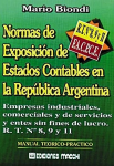Normas de exposición de estados contables en la República Argentina